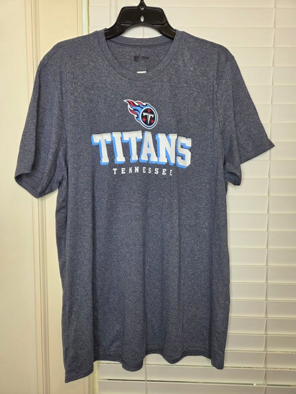 Mens Tennessee Titans T Shirt XL NFL Heather Gray Football Athletic Fit
